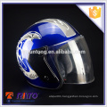 Wear-resisting stylish full-face blue ABS motorcycle helmet